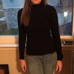 NWOT White House Black Market Plain black sweater